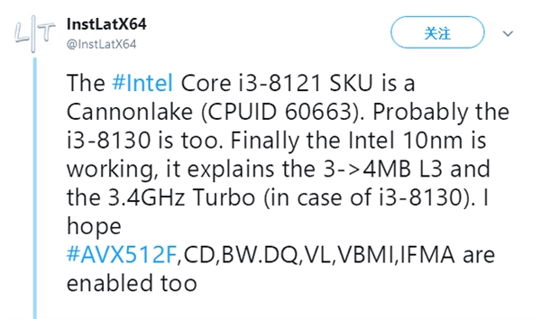Intel i3ӭƵ٣10nm